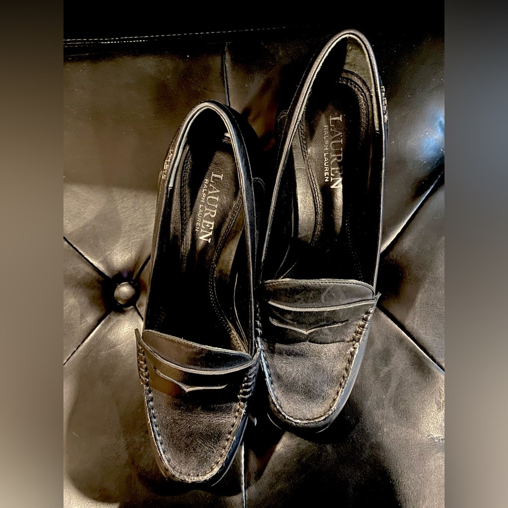 Ralph Lauren Darla High Heel Lofers size 8.5